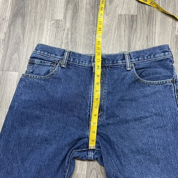 LEVI'S 517 Straight Leg Dark Wash Blue Denim Jeans Men's Size W36 L32